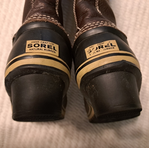 Sorel Winter Fancy Tall II Boot Brown Black Size 9 - Picture 7 of 15